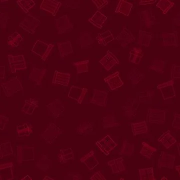 Abstract vector doodle christmas presents seamless pattern Stock Illustration