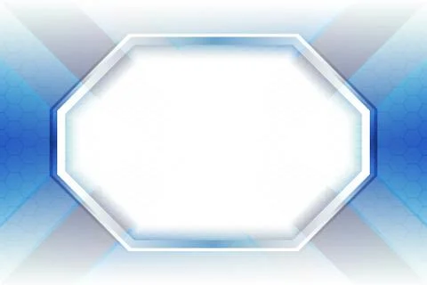 Abstract vector elegant white and blue geometric background. Stock Illustration