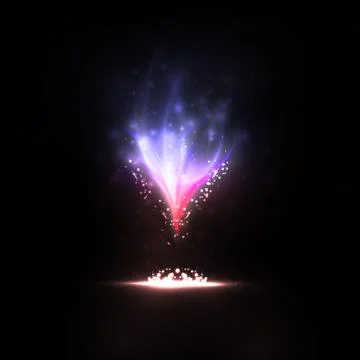 Abstract vector eps10. Creative dynamic, magic fire Illustrations. Stock Illustration