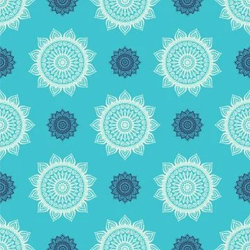 Abstract vector ethnic background seamless pattern 스톡 일러스트