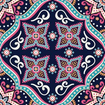 Abstract vector ethnic background seamless pattern イラスト素材