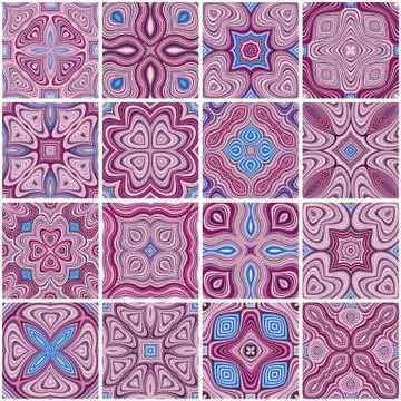 Abstract vector ethnic elements background. Illustrazione stock