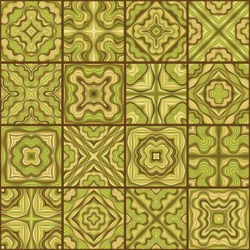 Abstract vector ethnic elements background. 库存插图