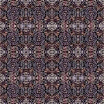 Abstract vector ethnic seamless pattern Stock Illustration