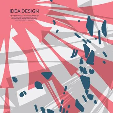 Abstract vector explosion. Dirty background for design Illustrazione stock