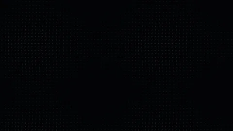 Abstract vector field animation on black background Stock Footage 336636701