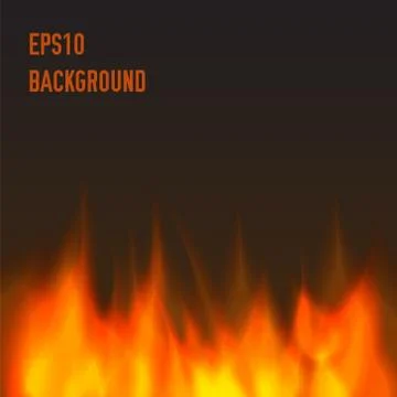 Abstract vector fire background Stock Illustration