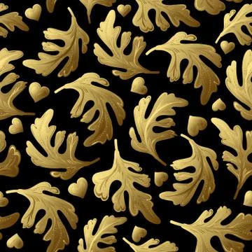 Abstract vector floral seamless pattern イラスト素材