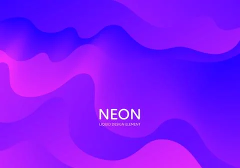 Abstract vector fluid modern minimal background. Dynamic flowing shape. 스톡 일러스트