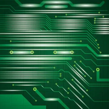 Abstract vector futuristic circuit background Stock Illustration