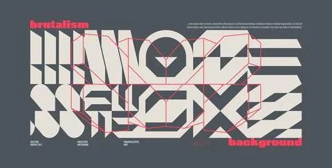 Abstract vector geometric background, tech shapes and lines composition, sy.. Illustrazione stock