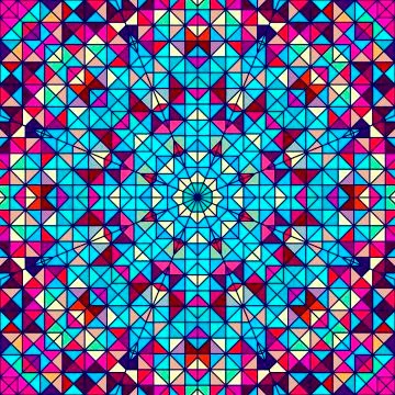 Abstract vector geometric color background Stock Illustration