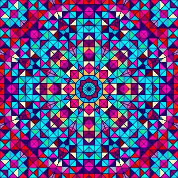 Abstract vector geometric color background Stock Illustration