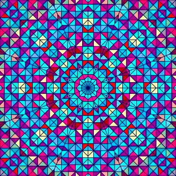 Abstract Vector Geometric Color Background Stock Illustration