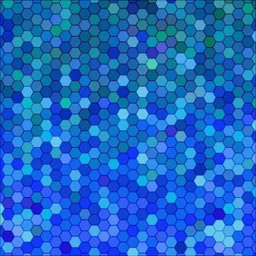 Abstract vector geometric hexagon background Stock Illustration