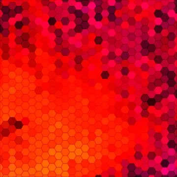 Abstract vector geometric hexagon background Stock-Illustration