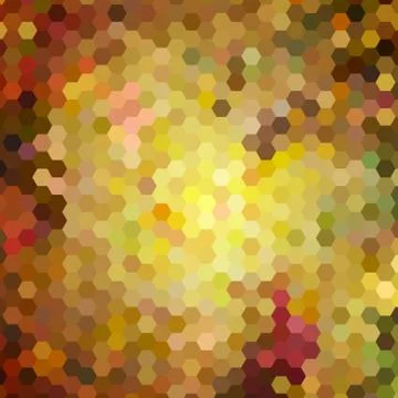 Abstract vector geometric hexagon background Stock Illustration