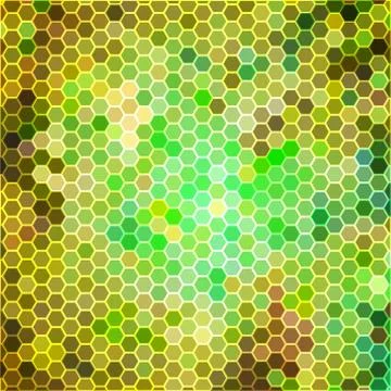 Abstract vector geometric hexagon background Stock-Illustration