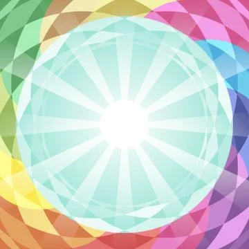 Abstract vector geometry background in different colors. 스톡 일러스트