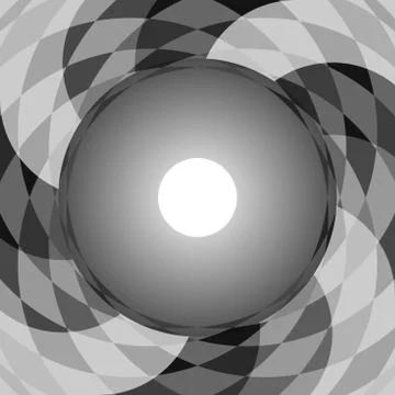 Abstract vector geometry background in white and black Stock Illustration