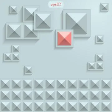 Abstract vector geometry decor. Stock Illustration