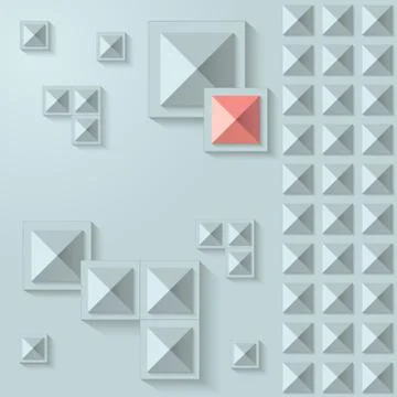 Abstract vector geometry decor. Stock Illustration