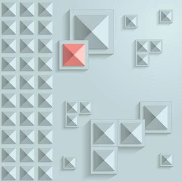 Abstract vector geometry decor. Useful for tiling, ceiling, business cards etc. Stock Illustration