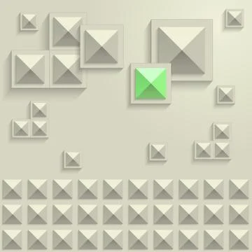 Abstract vector geometry decor. Useful for tiling, ceiling, business cards etc. Stock Illustration