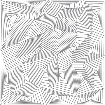 Abstract Vector Geometry Pattern. Decorative Texture Illustration. Illustrazione stock