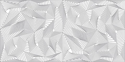 Abstract Vector Geometry Pattern. Decorative Iexture Horizontal Illustration Illustrazione stock
