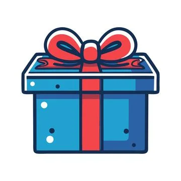 Abstract Vector gift box Icon or Logo Design Template Stock Illustration