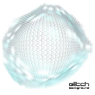 Abstract vector glitch background Stock Illustration