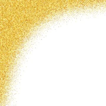 Abstract vector gold dust glitter background Stock Illustration