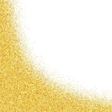 Abstract vector gold dust glitter background Stock Illustration