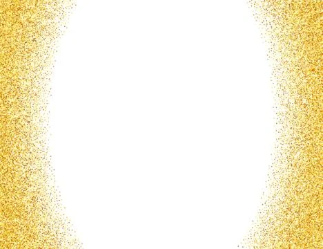 Abstract vector gold dust glitter background Stock Illustration