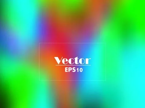 Abstract vector gradient rainbow bright background Stock Illustration