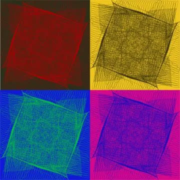 Abstract vector graphic drawing Illustrazione stock
