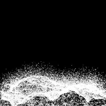 Abstract vector grayscale bubble mesh background. Point array. Futuristic sty Stock-Illustration