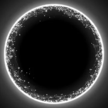 Abstract vector grayscale mesh background. Black hole or singularity. Futuris イラスト素材