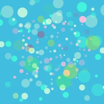 Abstract vector green background. Multicolored blurred Lights with bokeh effect Stock-Illustration