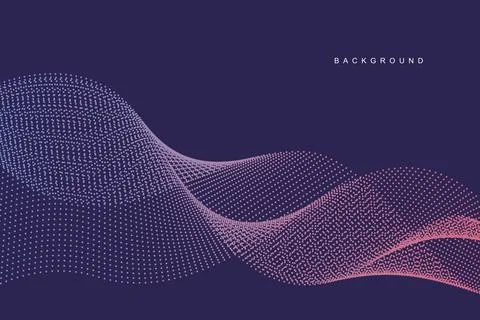 Abstract vector halftone dots. Halftone wave dots background. Stockillustratie