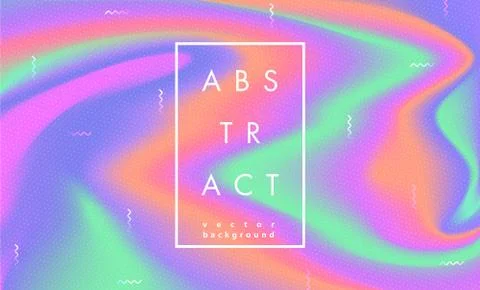 Abstract vector holographic gradient background for web, packaging, Stock-Illustration