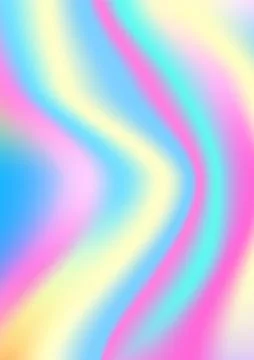 Abstract vector holographic gradient background Illustrazione stock
