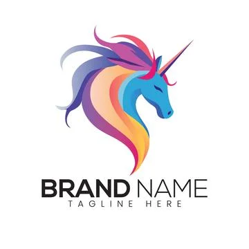 Abstract Vector Horse Icon or Logo Design Template Stock Illustration