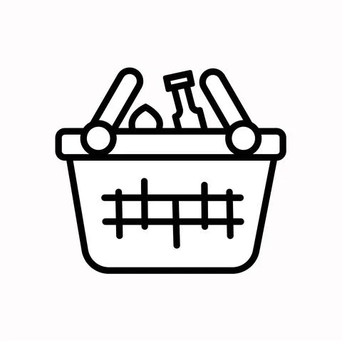 Abstract vector icon on the white, Illustration isolated for graphic and web Stock Illustration