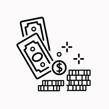 Abstract vector icon on the white, Illustration isolated for graphic and web Stock Illustration