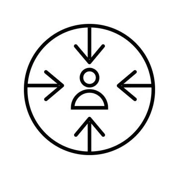 Abstract vector icon on the white, Illustration isolated for graphic and web Stock Illustration
