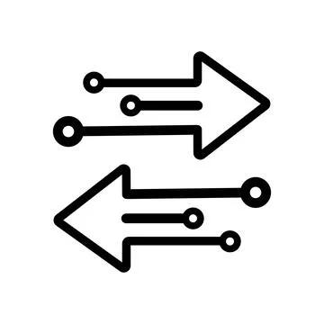 Abstract vector icon on the white, Illustration isolated for graphic and web  Stock Illustration