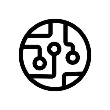 Abstract vector icon on white, illustrations isolated for graphic and web des Stock Illustration