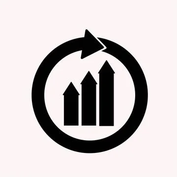 Abstract vector icon on white, illustrations isolated for graphic and web des Stock Illustration